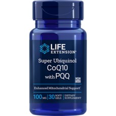 Life Extension Super Ubiquinol CoQ10 with PQQ® 100 mg, 30 softgels
